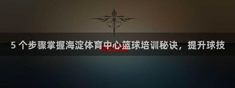 焦点娱乐财神：5 个步骤掌握海淀体育中心篮球培训秘诀